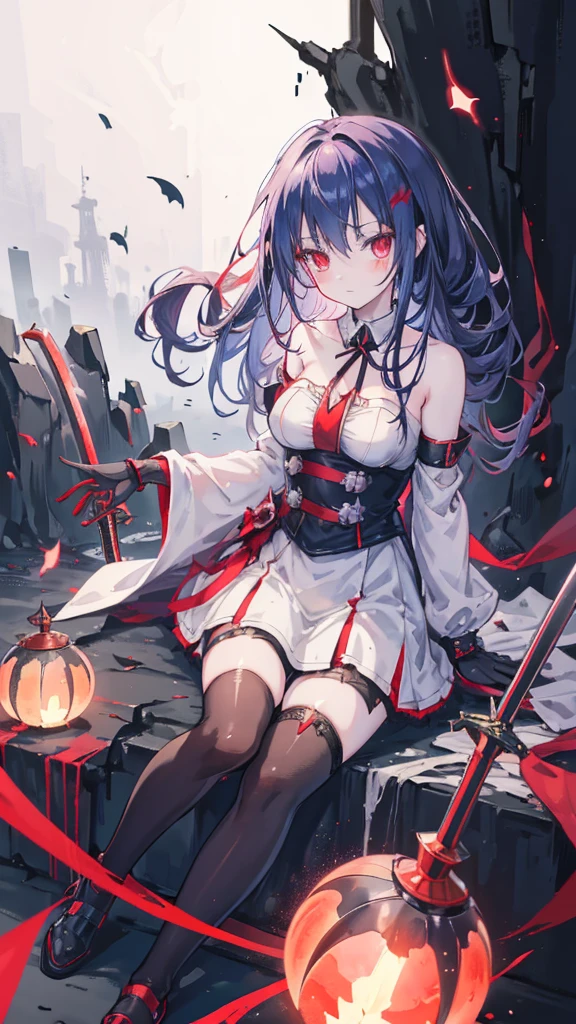 Anime girl holding a sword and a red ball in her hands, Nightcore, Gap Moe Yandere Grimdark, From Arknights, Gothic Maiden Anime Girl, Female Vampire Knight, 2b, 2b ..., Devil Anime Girl, Fate-like anime style/Stay Night, From Girls Frontline, portrait Gap Moe Yandere Grimdark, marisa kirisame, Girls Frontline Style