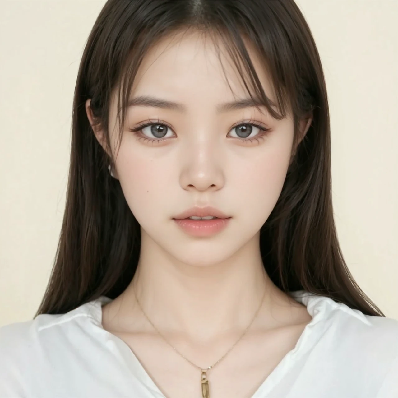 Best Quality, Jjennie Face Shape, Super High Resolution, Supermodel, (Realism: 1 Girl.8), RAW Photo, 1 Girl One Girl, Bare Shoulders in White Shirt, In the Dark, Deep Shadow, Understated, Cold Light