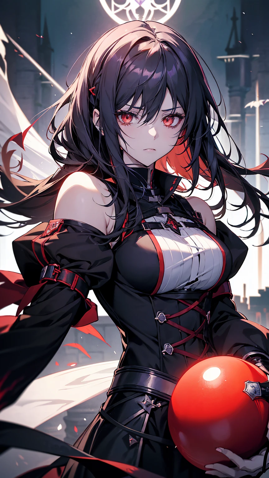 HighestQuali,Need,tmasterpiece,A high resolution,twogirls(white color hair,High ponytail)(black color hair,short detailed hair,Inner staining red),fullnude