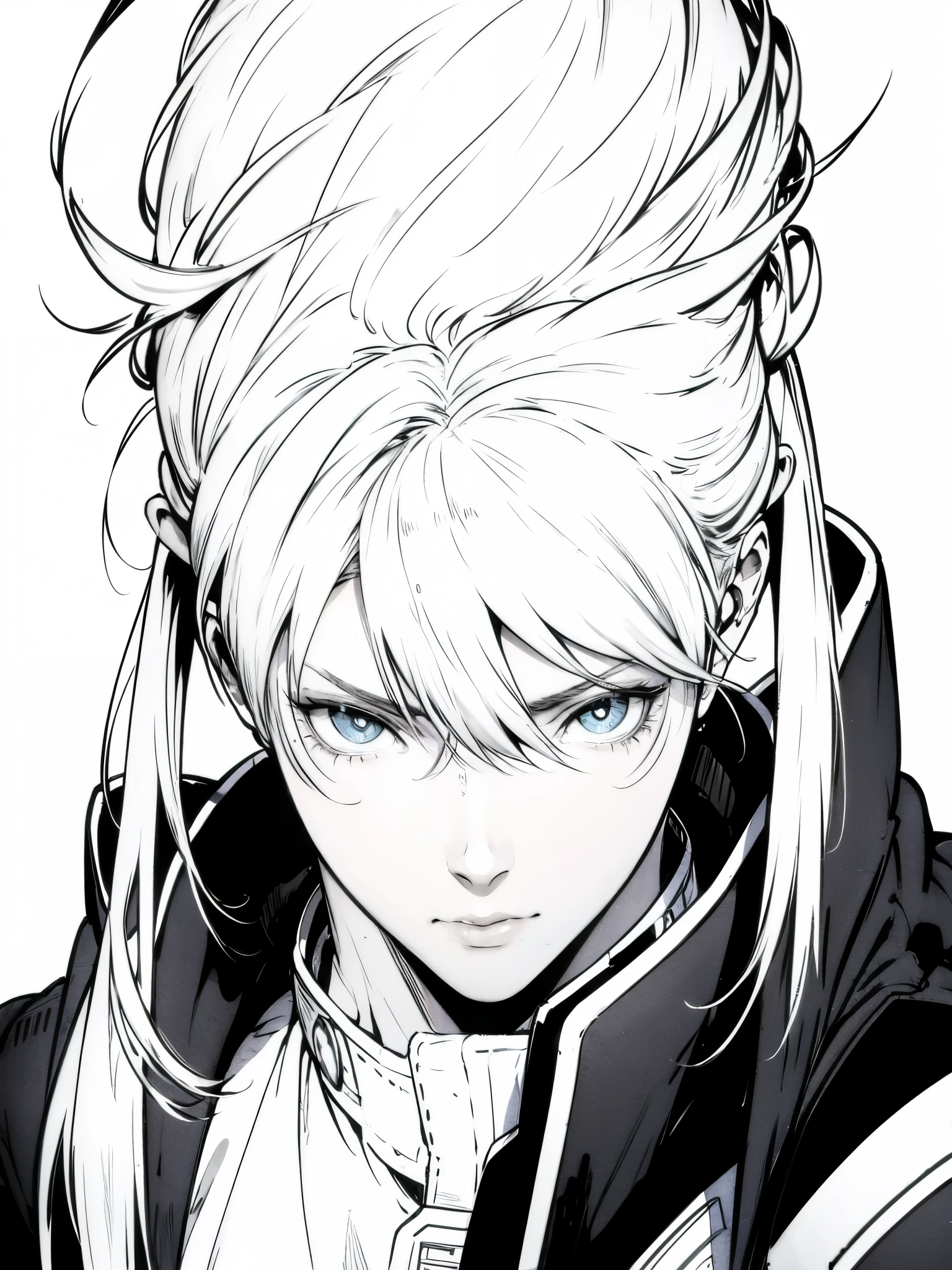 Anime - style image of a boy white sparky hair , Arte no estilo de Guweiz, estilo realismo anime, arte de anime realista, homem bonito anime, Retrato anime de um homem bonito, estilo de arte realista, Digital anime illustration, estilo anime masculino, realismo artstyle, retrato estilo anime, retrato impressionante do rosto do anime, realistic anime art style