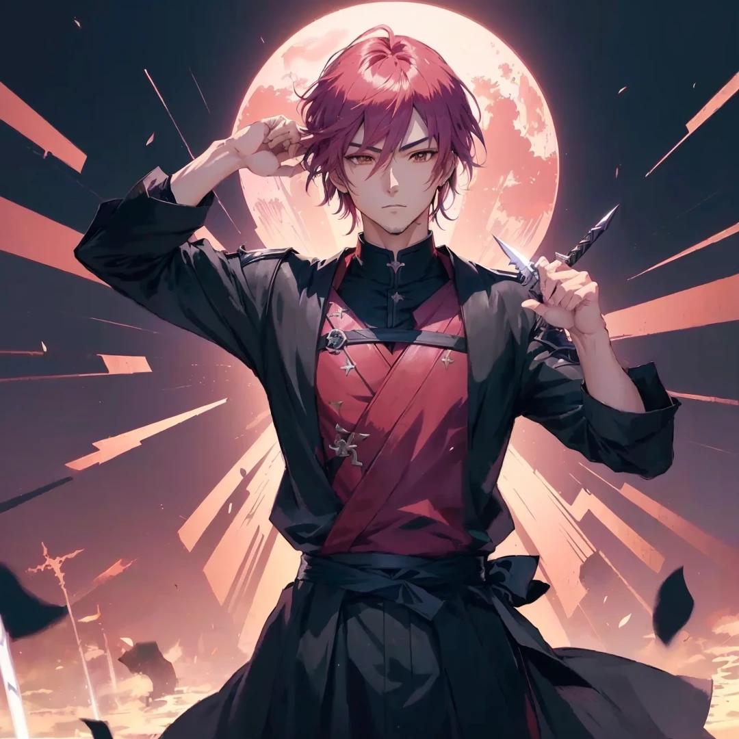 Anime character with sword and armor holding a sword in his hand, handsome guy in demon slayer art, badass anime 8 k, melhor papel de parede de anime 4k konachan, personagem de anime masculino, 4K Manga Wallpaper, keqing do impacto genshin, blessed waters in style of wlop, arte detalhada de personagem de anime, com espada grande, blessed waters