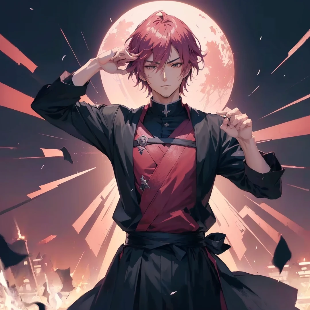 Anime character with sword and armor holding a sword in his hand, handsome guy in demon slayer art, badass anime 8 k, melhor papel de parede de anime 4k konachan, personagem de anime masculino, 4K Manga Wallpaper, keqing do impacto genshin, blessed waters in style of wlop, arte detalhada de personagem de anime, com espada grande, blessed waters