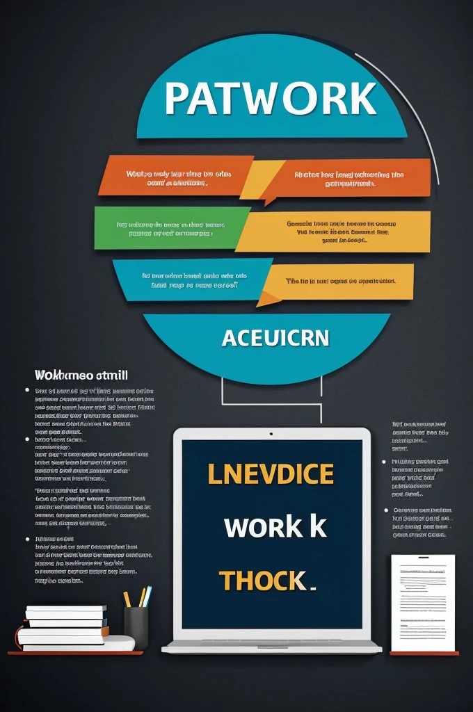 An image with letters in Spanish.about work in Word PowerPoint presentations tasks for academic faculty
