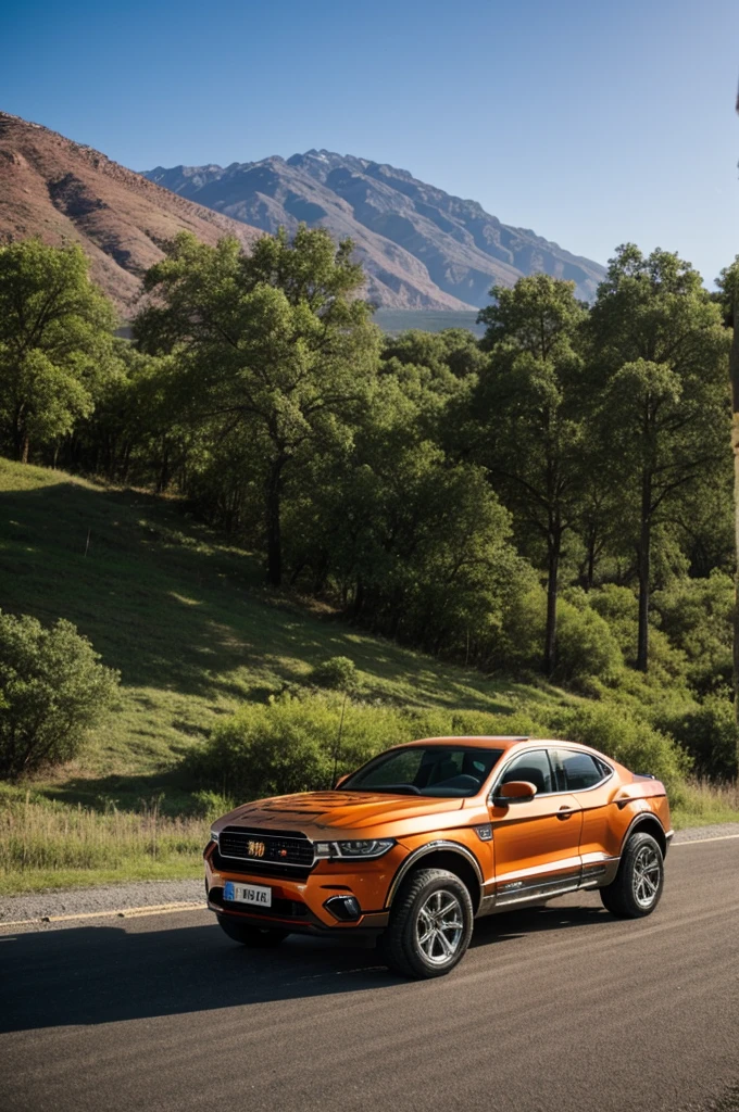 Half siberian tiger half car