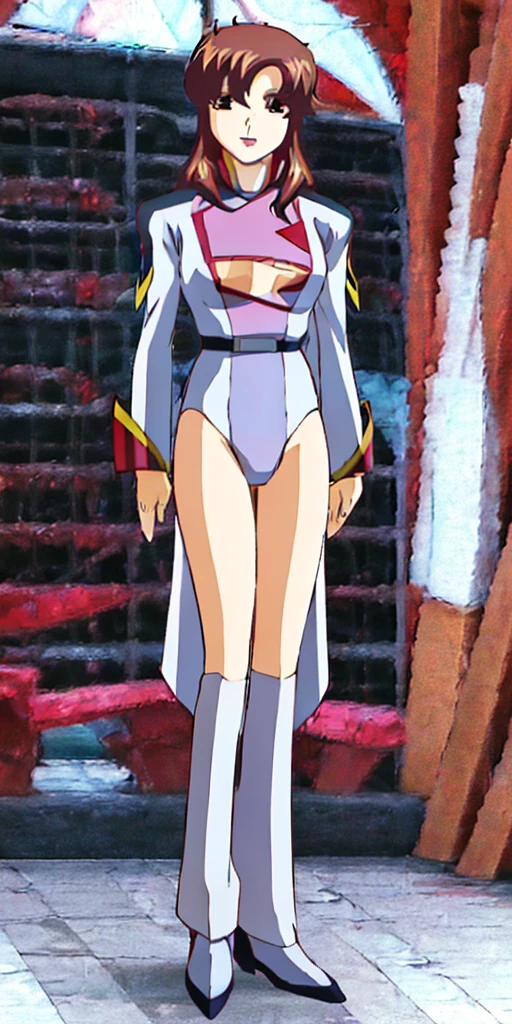 "(masterpiece), best quality,
1girl, (80s anime style:1.5), (eyelashes:1.5),
(intricate high detailed body:1.2),
silver hair,
(blunt bangs:1.1), (long hair, straight hair:1.1),
green eyes, (princess:1.1),
(dark skin:1.3), (slim body:1.2), (medium breasts:1.1),
shy, blush,
(spiked bikini armor, topless, heart pasties, nipple cover:1.2), (garter belt:1.2),
(knight armor, armored boots, mini skirt:1.2),
(fur:1.1), collar, animal ears,
standing,
(full body:1.1),
(simple white background:1.2)"