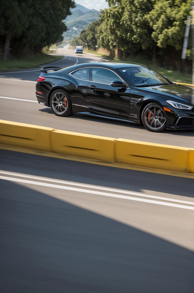 Brazilians driving a luxury car