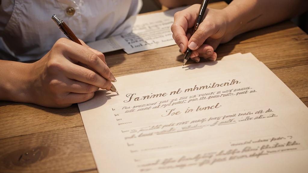 people writing on parchment