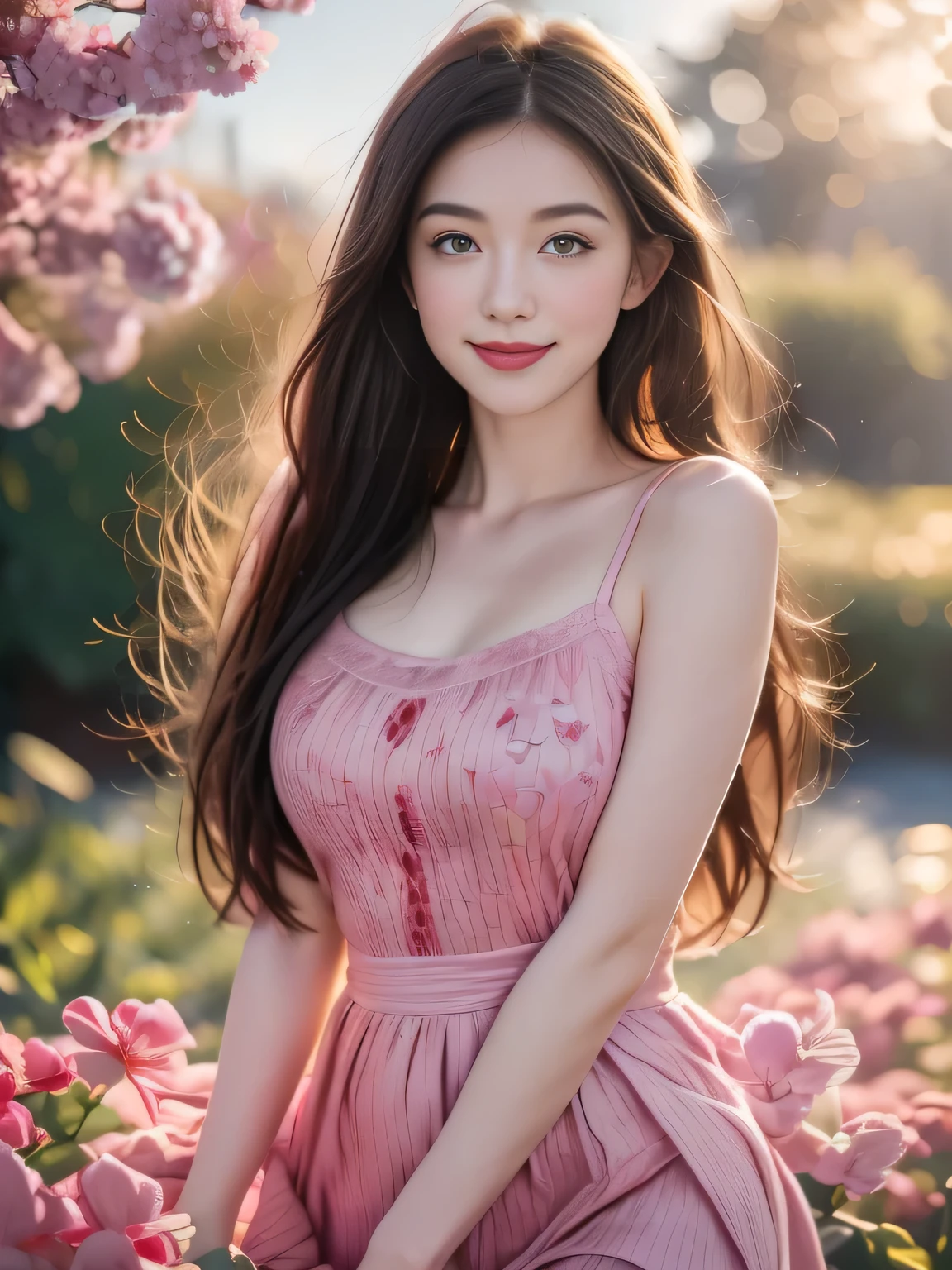 Pictures of a sunny day, Only the scenery of flowers in full bloom, Fields of flowers, nobody, No animals, Vibrant childlike innocence, Art style, cartoon, artistic, Pastel color palette, Flowers blown by the wind, brightness, Amazing photography, Soft lighting, Light background, Realistic photos, Very detailed, 4K, high resolution, Ultra-thin and sharp, high quality, Unique, Beautiful colors, 3d rendering,