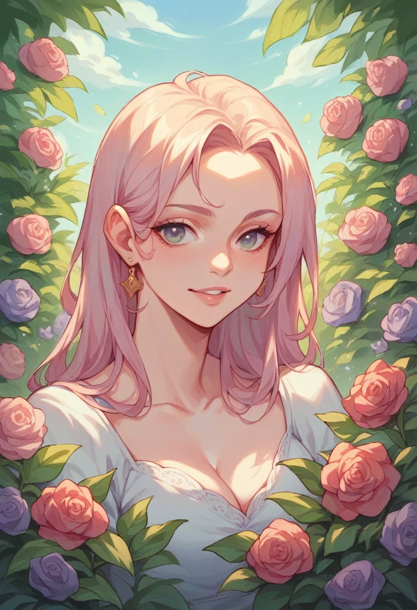 Beautiful flowers art