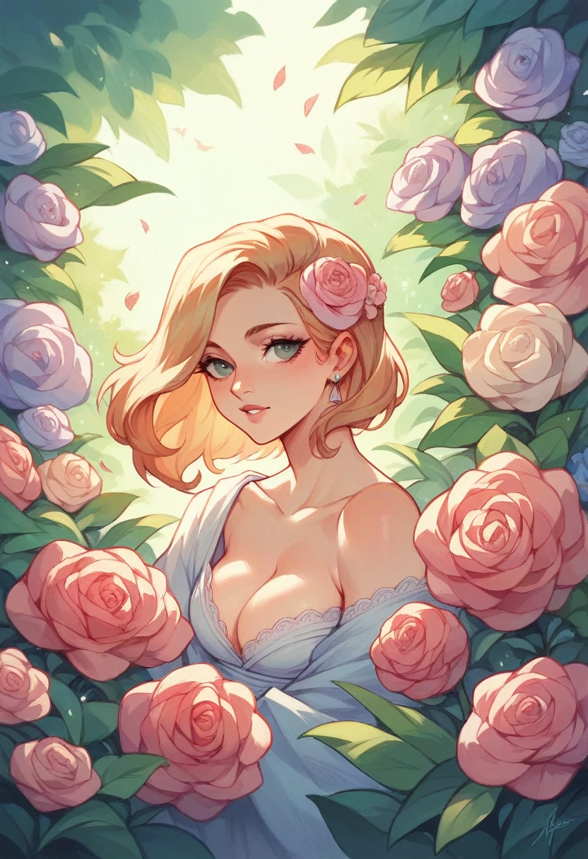 Beautiful flowers art
