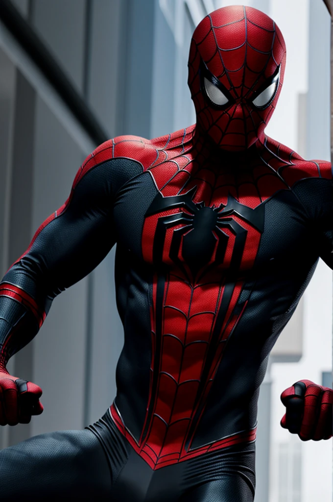 A Black Spiderman suit different from the usual ones
