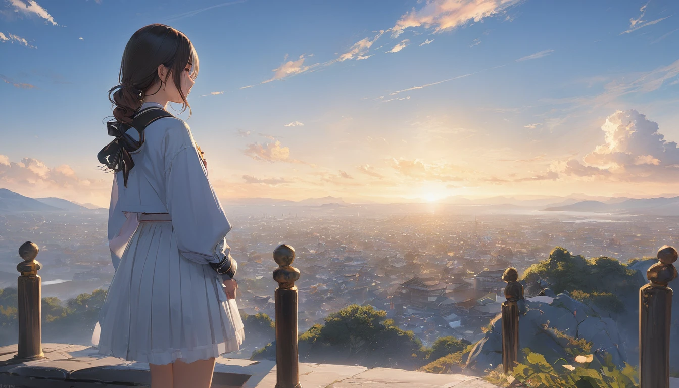 (masterpiece, Highest quality:1.2), One girl, alone