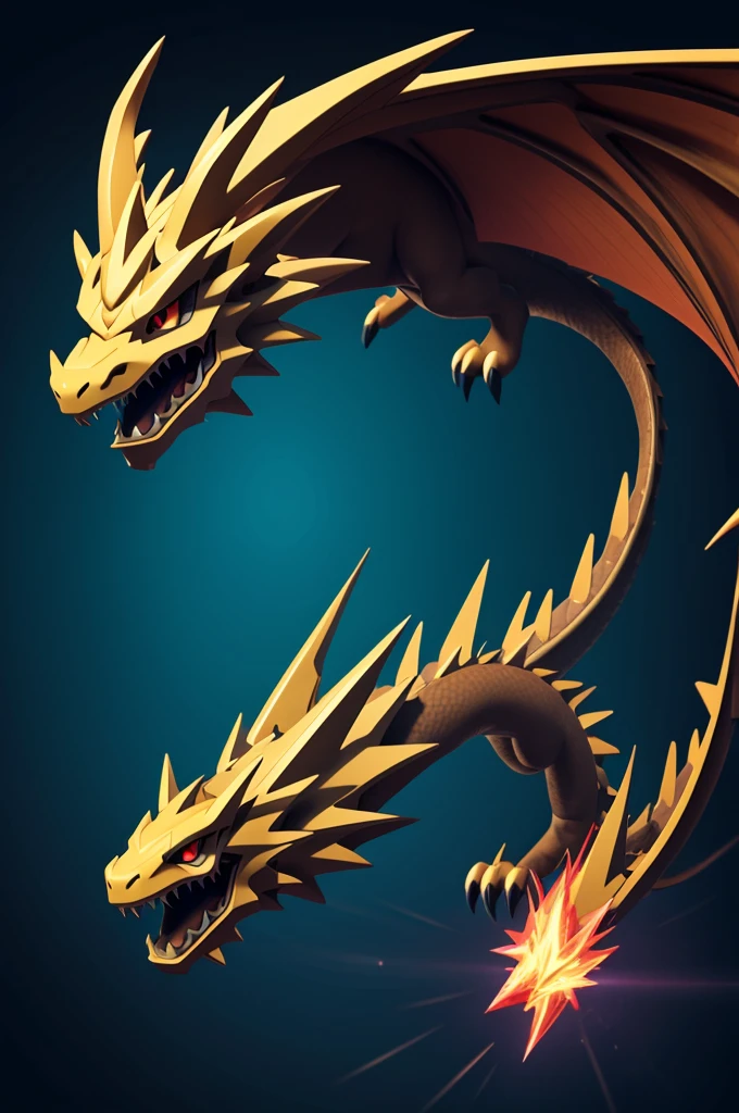 Create a dragon-type Pokémon with an innovative design