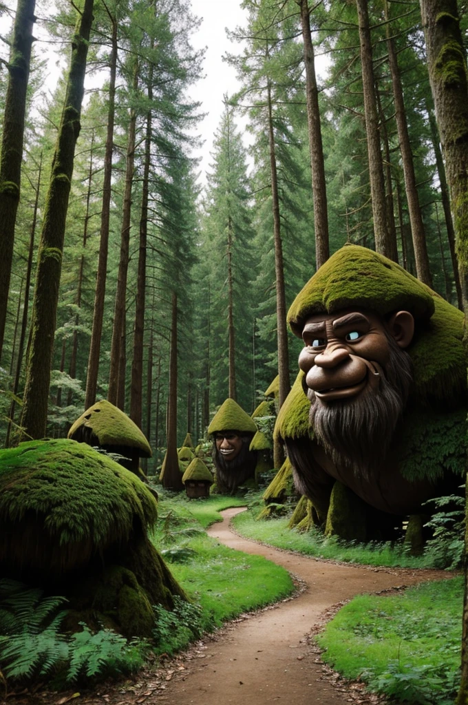 a troll forest