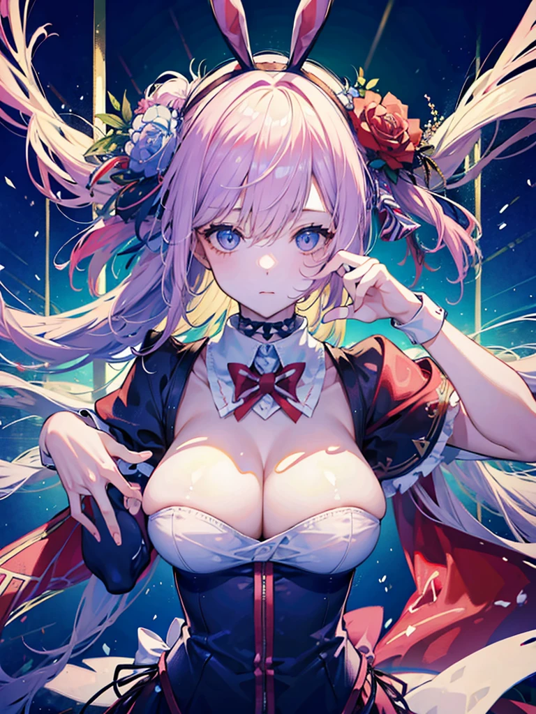 (((masterpiece))), best quality, Ultra-fine CG unity 8k wallpaper (Bunny Girl)(Huge tits)(Sexy)
