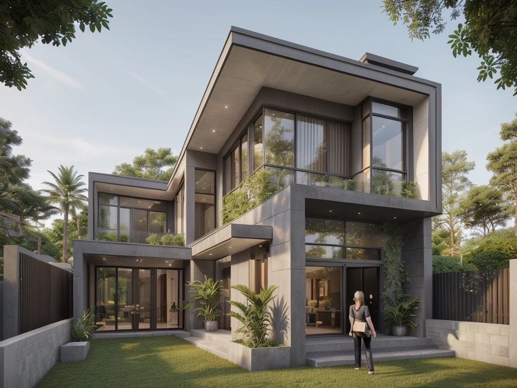 ((best quality)), ((masterpiece)), (detailed), perfect face, ((Masterpiece)), (best quality), (ultras Realistic), 8k, Raw photo, a rendering of a modern house with vietnamese roof anh brick yard , realistic garden, contemporary house, exterior design, wide establishing shot, modern house, in style of simplified realism, concept house, realistic building, front elevation view, wide angle exterior 2022, inter dimensional villa, building facing, sharp focus ilustration hq, modern style, realistic establishing shot, concept house, wide angle exterior 2022, precise architectural rendering, inter dimensional villa, award-winning render, front-view, mid-view, detailed rendering, architectural render, architecture render, modern house, architectural visualization, realistic architecture, insanely detailed rendering, exterior , trees landscape, sky wood paneled ceiling, a rendering of a modern house with a garden, precise architectural rendering, high quality rendering, award-winning render, professional render, beautiful 3 d rendering, beautiful rendering, architectural rendering, a photorealistic rendering, luxcore render, stunning render, an award winning digital render, beautiful rendered, high-quality render, architectural 3 d render, artistic render, a view of a garden with lots of flowers and plants, in a cottagecore flower garden, cottagecore flower garden, lush flowery outdoors, garden with flowers, flower garden summer morning, lots of plants and flowers, lush garden surroundings, lush chic garden, with a french garden, lush plants and flowers, home and garden, garden at home, homes and gardens, permaculture, with a garden, sustainable architecture, gardening, green house, homes and garden magazine, beautiful house on a forest path, vegetal architecture, a rendering of a modern house with a small balcony and a bancony , precise architectural rendering, modern house, contemporary house, concept house, street,