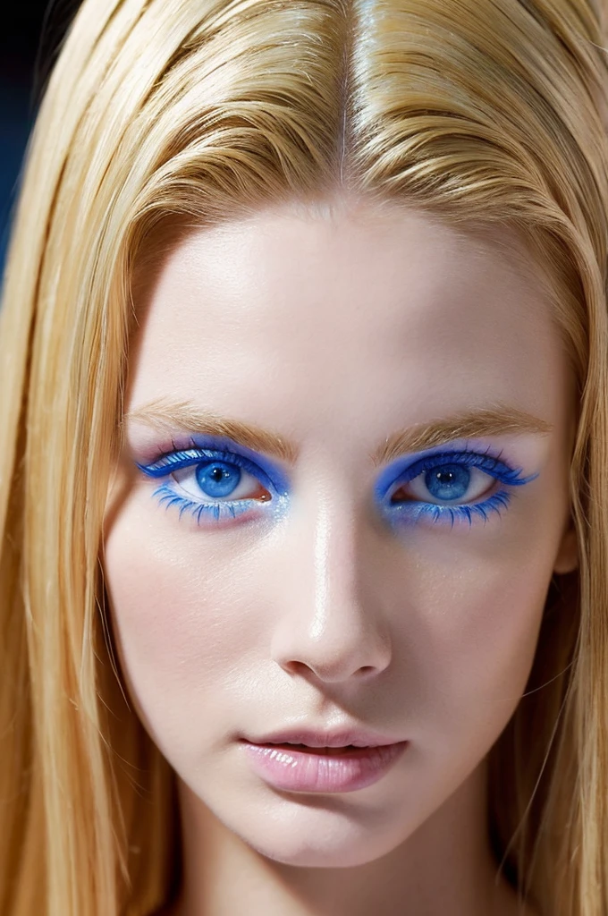 Emperor Augustus as the Most Perfect Woman in the World ( Blonde Hair, Blue Eyes, White Skin )