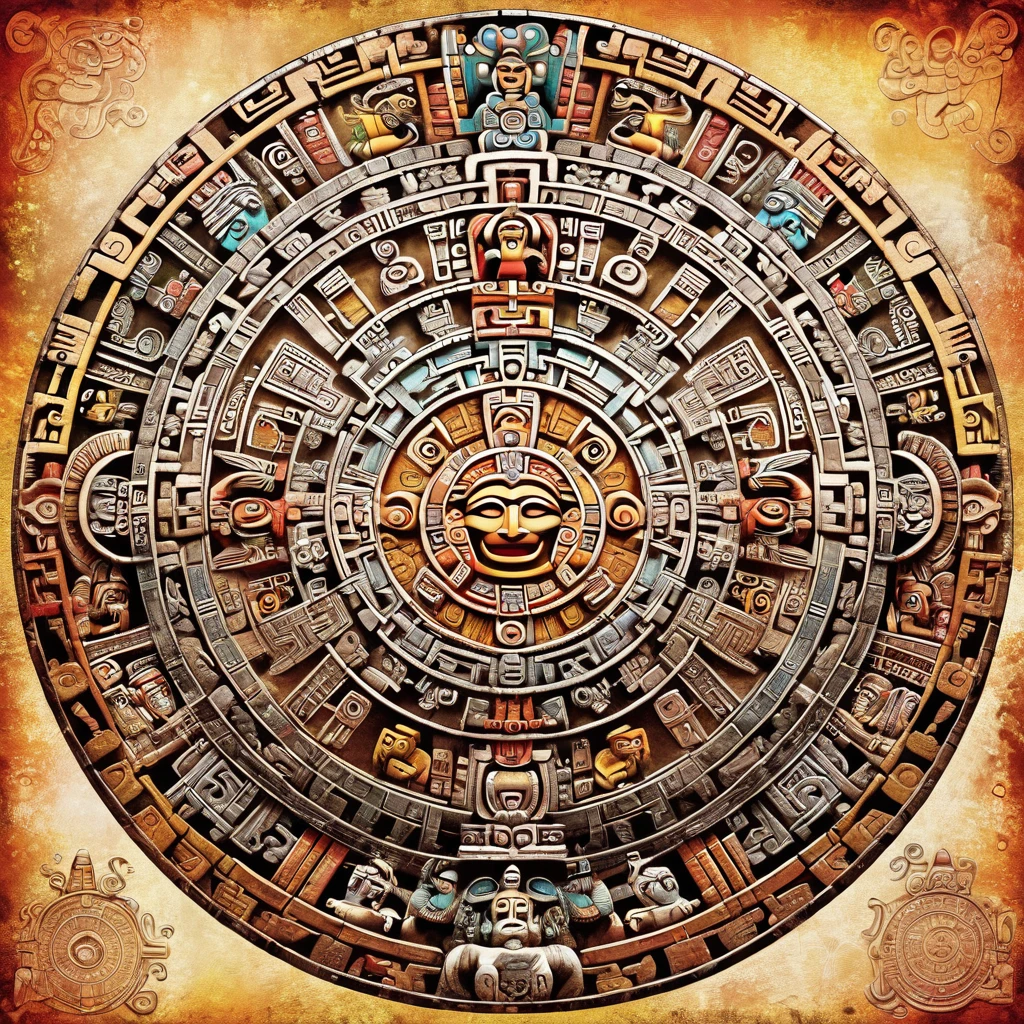 The Aztec calendar, It's not a calendar. It is a marker of "eras". Telling the story of the 4 suns.