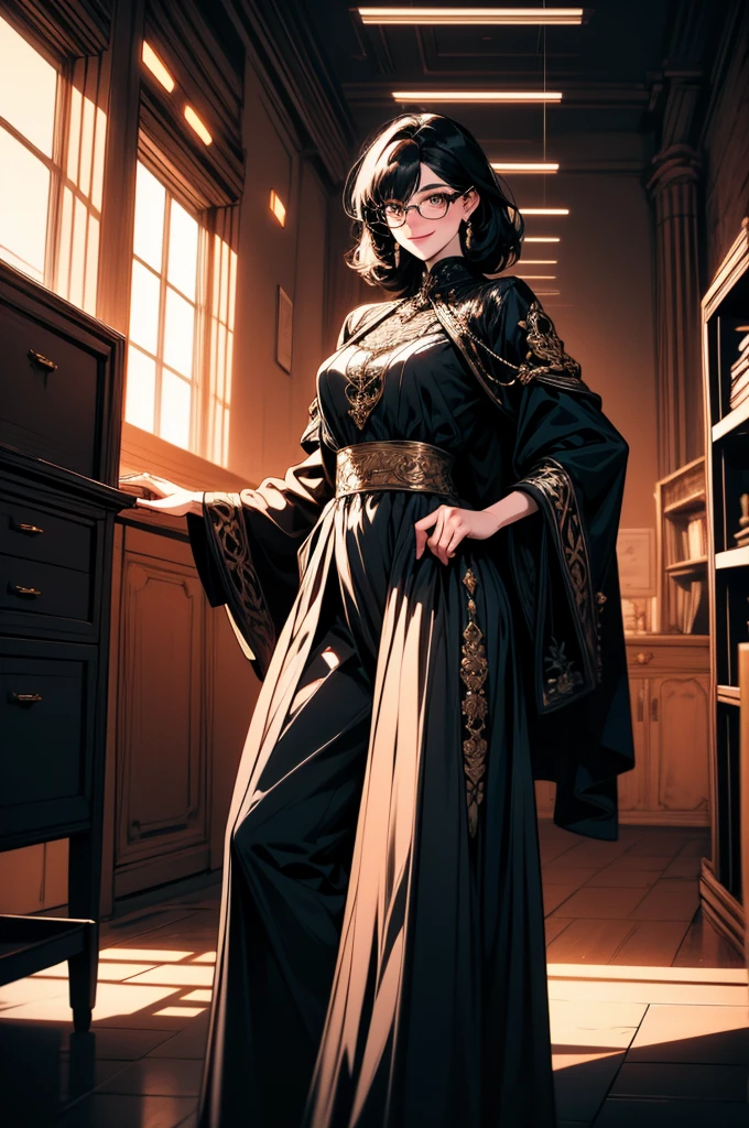 (masterpiece:1.1), (Best quality:1.1), (difficult:1.1), (detailed:1.1), (ornate:1.1), (aesthetic:1.1), (bright colors:1.1), BREAK,
A high resolution, ultra detailed, a character whose arms and legs are very thin black sticks, but the character himself with the camera head, eyes in the form of old camera lenses, he takes off his like a boss glasses with one hand, looks out from under glasses and smiles, in the background there is a huge server room, server shelves on the sides, muted background colors, the character is clearly visible and stands out from the background, the server elements have something glowing, (art : 1.1), (Best quality:1.1)