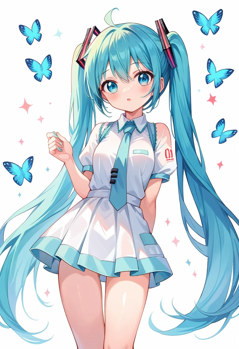 masterquality,nsfw,nudeHatsune Miku,1girl,,poor tits,,nude,nursery uniform smock,