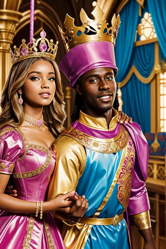 Once upon a time there was a candy princess and a chocolate king, each one from a different kingdom, The princess belonged to the candy kingdom and the king to the chocolate kingdom 