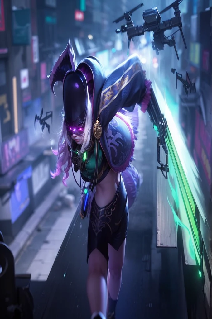 a close up of a girls, wear hat, waer masker, shadowbringers cinematic, 4 k detail fantasy, a beautiful fantasy empress, game cg, xianxia fantasy, xianxia hero, 2. 5 d cgi anime fantasy artwork, cinematic goddess close shot, ruan jia and artgerm, wow 4 k detail fantasy, hyperdetailed fantasy character
