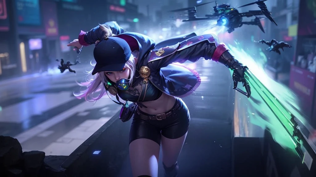 a close up of a girls, wear hat, waer masker, shadowbringers cinematic, 4 k detail fantasy, a beautiful fantasy empress, game cg, xianxia fantasy, xianxia hero, 2. 5 d cgi anime fantasy artwork, cinematic goddess close shot, ruan jia and artgerm, wow 4 k detail fantasy, hyperdetailed fantasy character