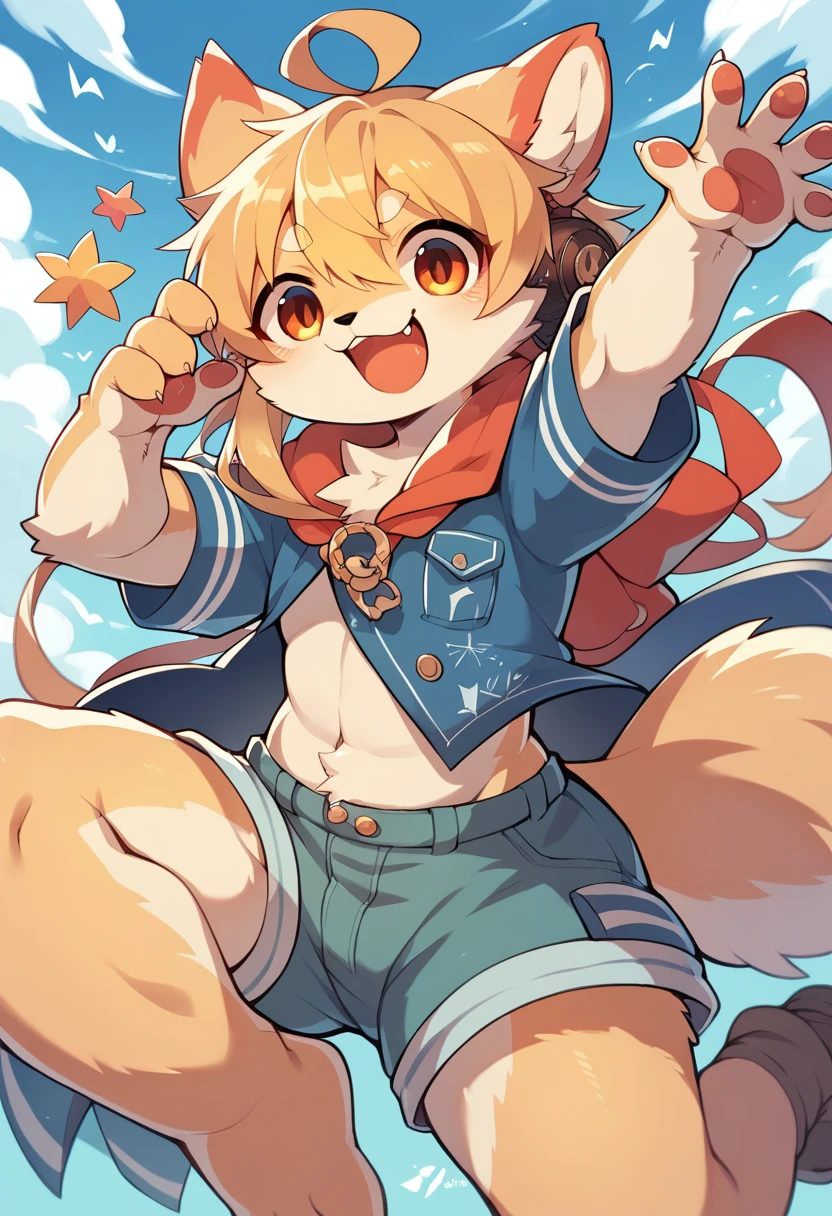 cover_page, Ultra-high resolution, Detailed Background, world heritage, 6+boy, 6+girl, Happy, Joyful, Absurd(Photos of solo travelers)(kemono, Furry Personification),