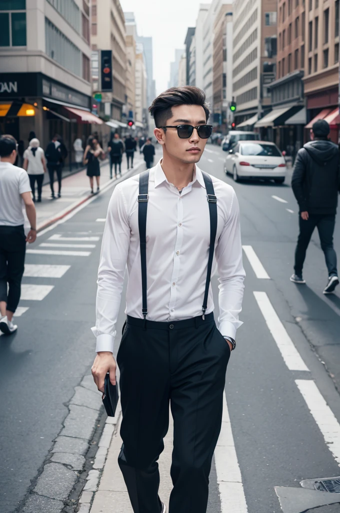 make a man walking.