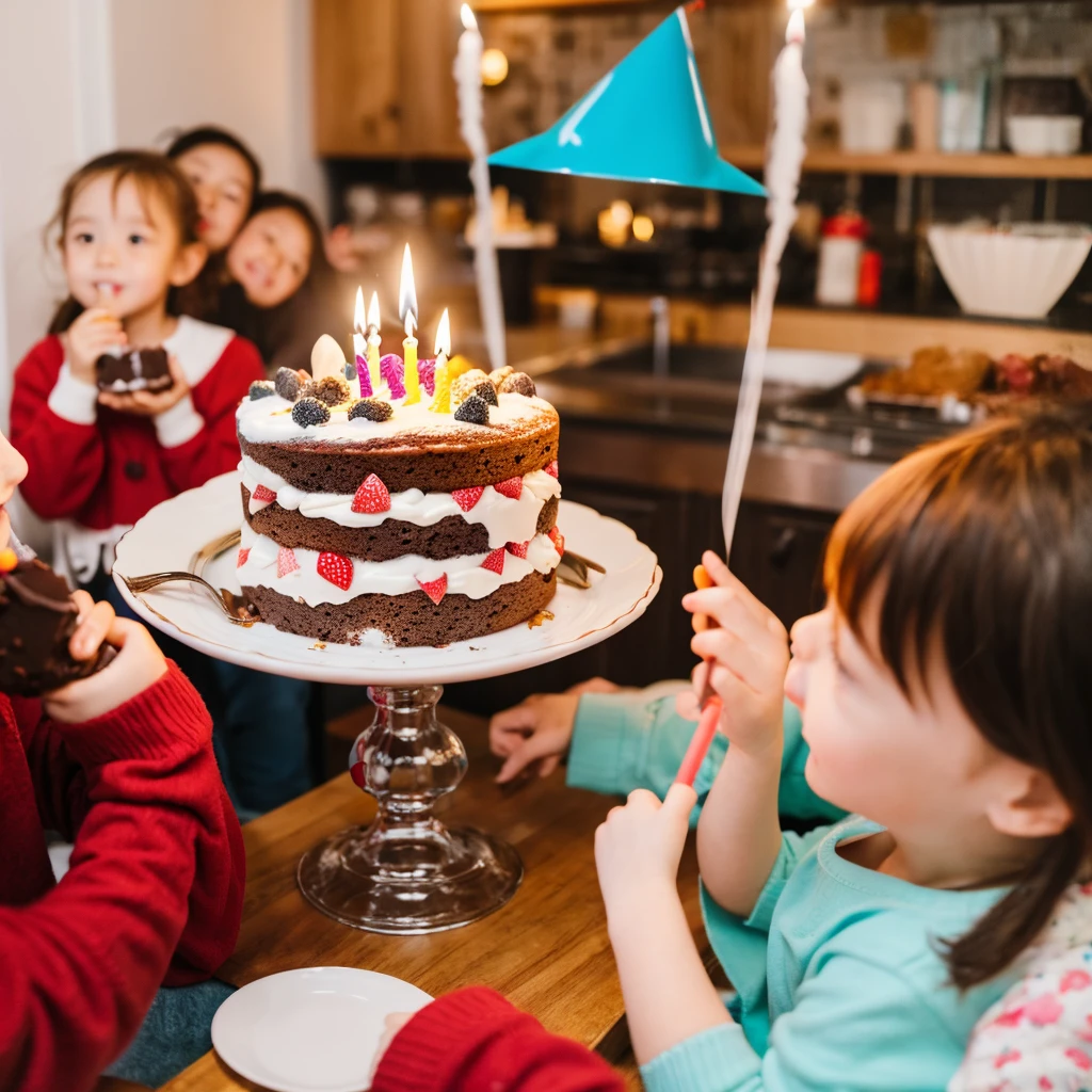 Birthday  cake for adults and children