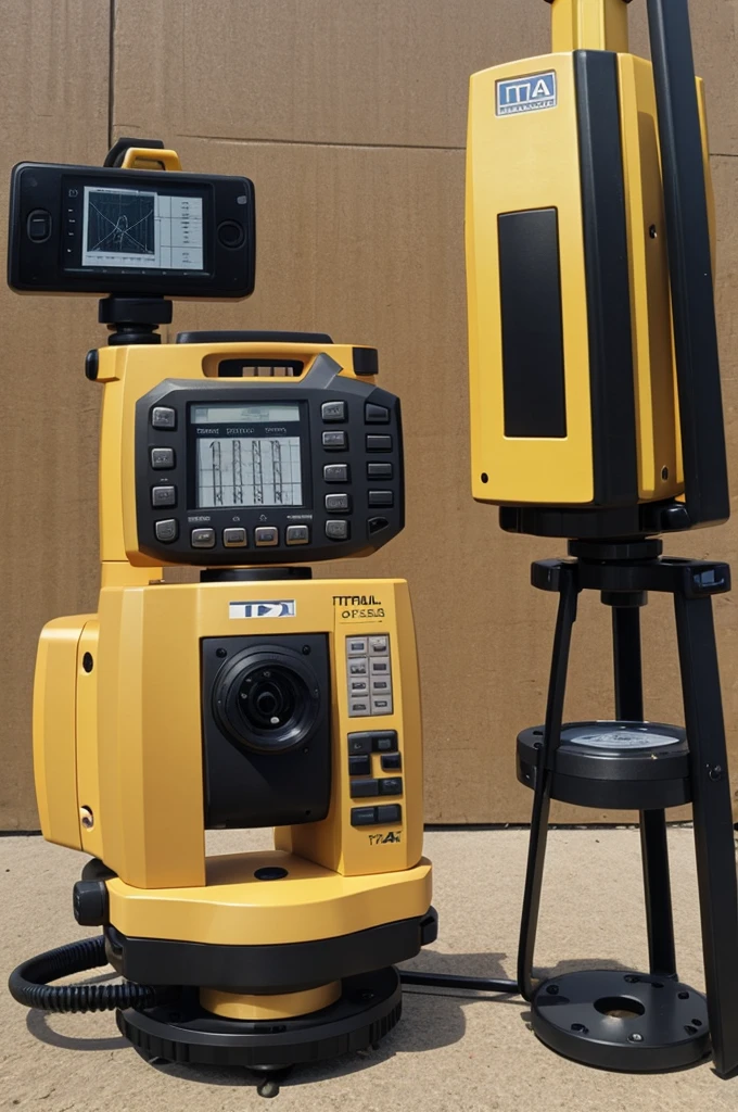 Image of a total station measuring