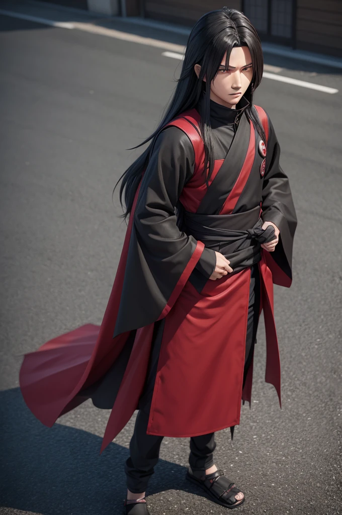 Photo of Madara Uchiha in 3d with the name mobile glx