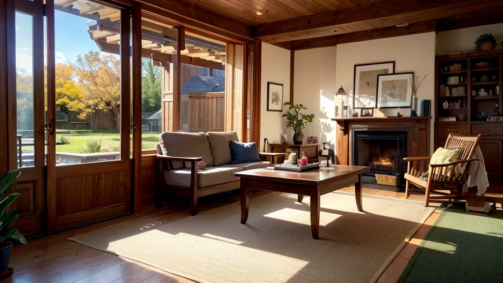 no humans,scenery,western style,living room,high ceilings,a sense of liberation,indoors,pillow,fireplace,window,tree,fire,table,plant,bed,wooden floor,couch,day,food,potted plant,book,cup,cherry blossoms,cushion,rug,artist name,chair,blanket,sunlight,leaf,bedroom,nature,book stack,chopsticks,carpet,plate,tatami,campfire,bottle,recording,bag,lamp,bowl,candle,box,curtains,living room,health bar,user interface,forest,autumn leaves,newspaper,futon,on floor,brick wall,flame,viewfinder,sliding doors,light rays,pot,lying,glass,long hair,stove,tissue box,railing,mug,cabinet,tray,picture frame,painting (object),room,phone,clock,drinking glass,vase,picture (object),interior,wood,kitchen,basket,floor,on bed,steam,autumn,shadow,turtle,zabuton,fruit,wall,flower,teapot,burning,yunomi,television,sunbeam,bonsai,smoke,fish,web address,coffee table,architecture,running bond,
