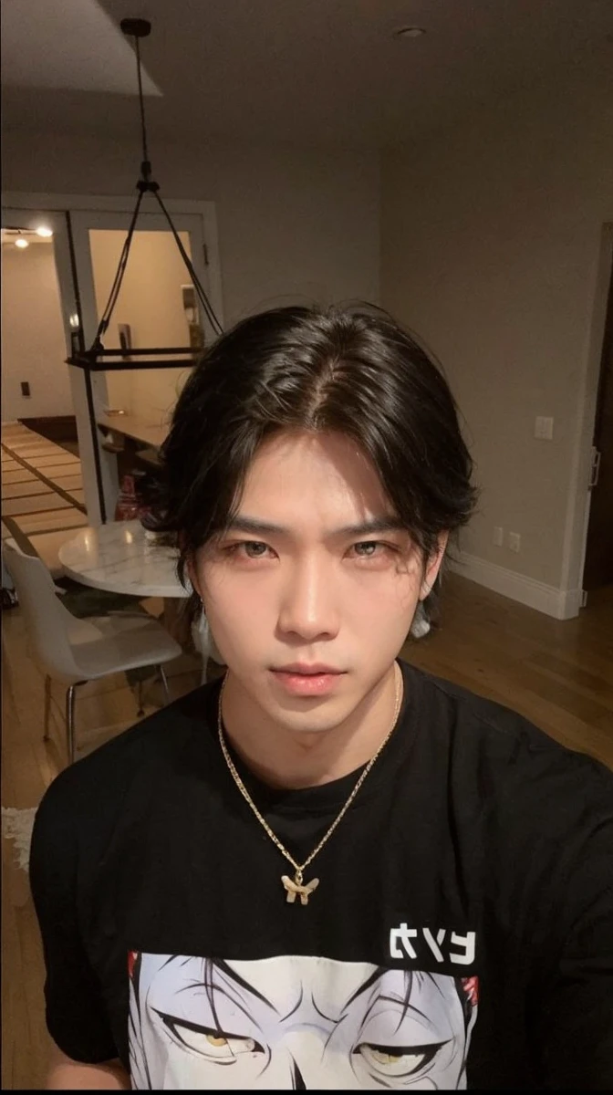 Asian, korean, Bblack hair, naughty man, slanted eye
