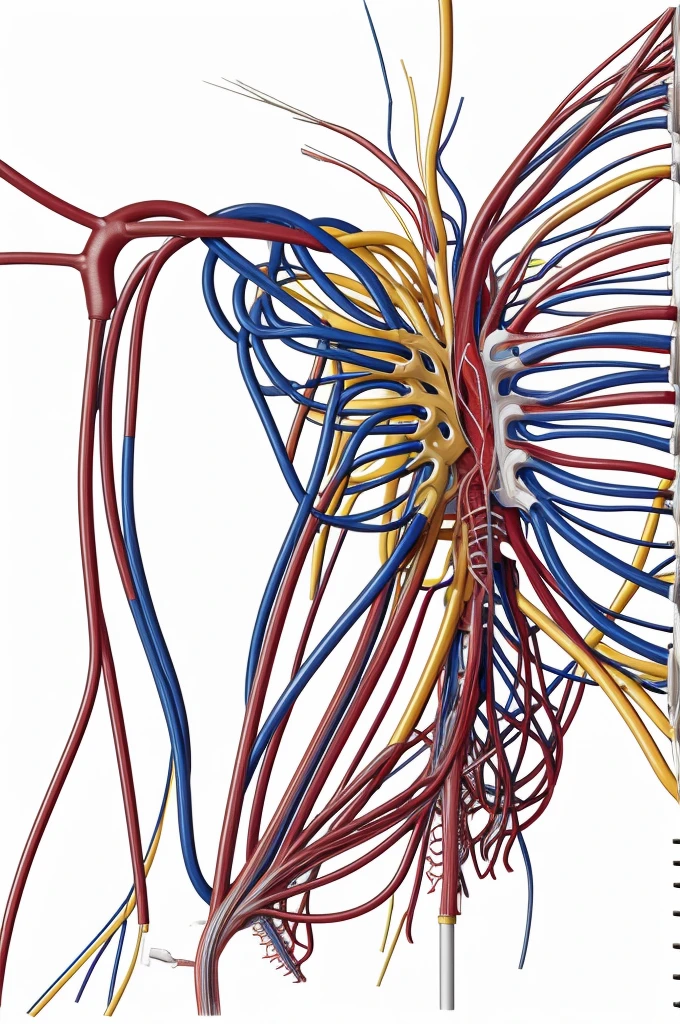 Central nervous system with its parts
