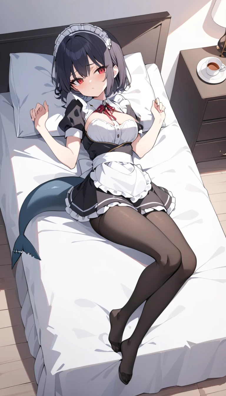 The breasts fall naturally to the sides