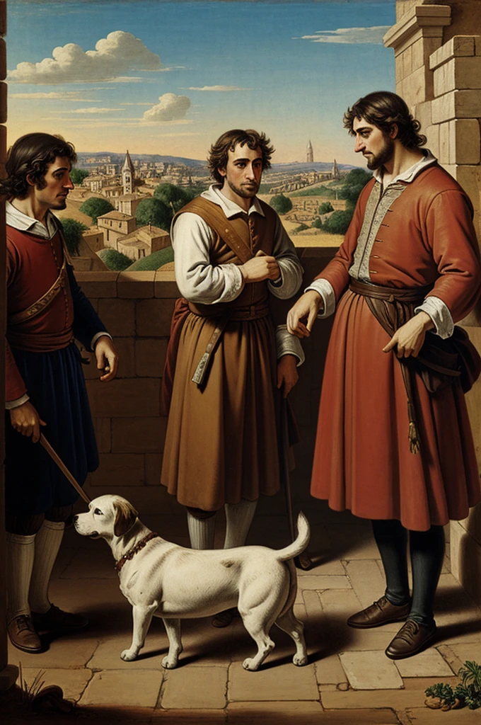 A cartoon about Lazarillo de Tormes