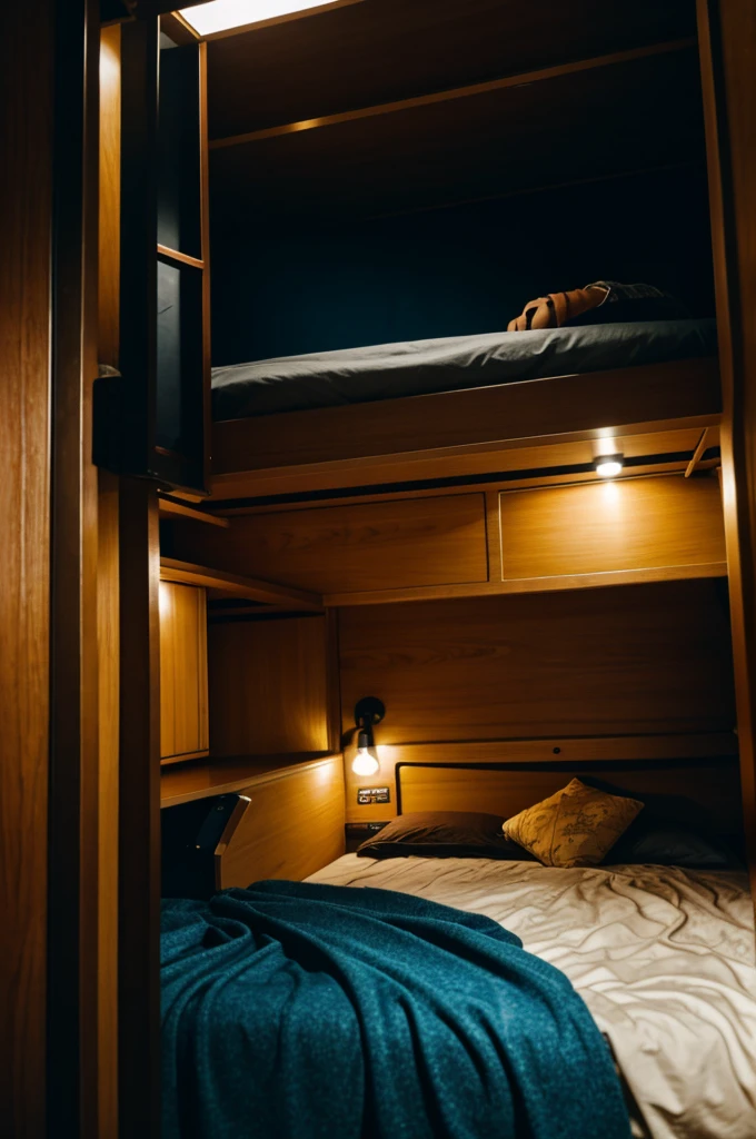 A person in the bunk