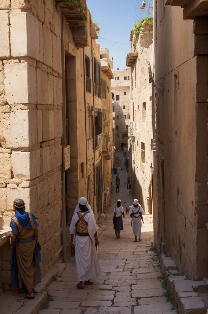 ancient city of israel, besieged by the Assyrians, nos tempos biblicos