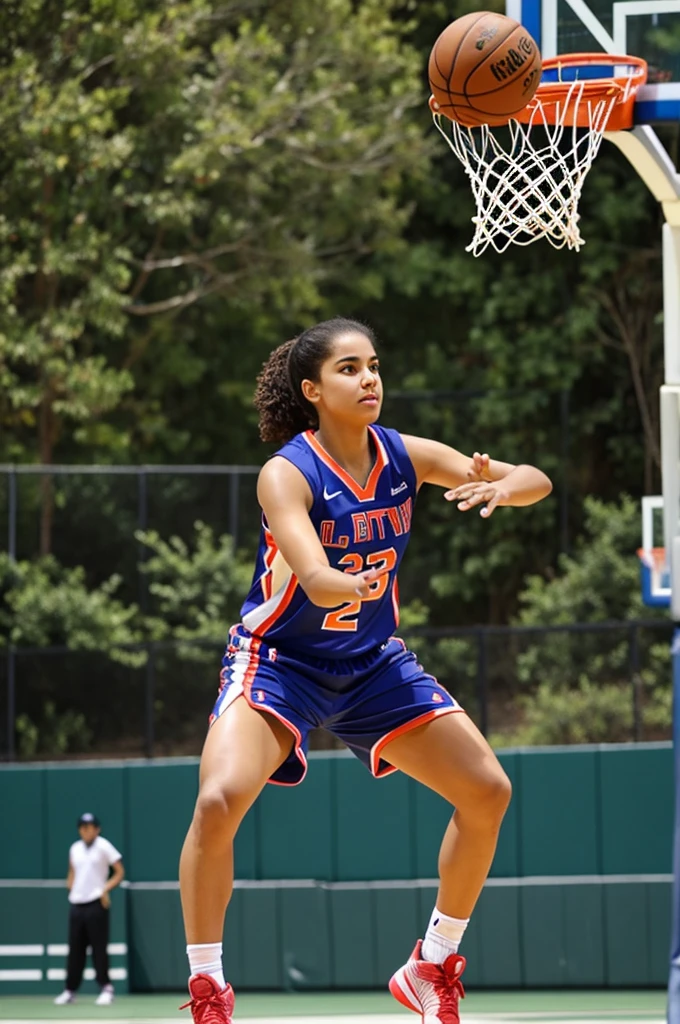 Paloma jugando Basketball 