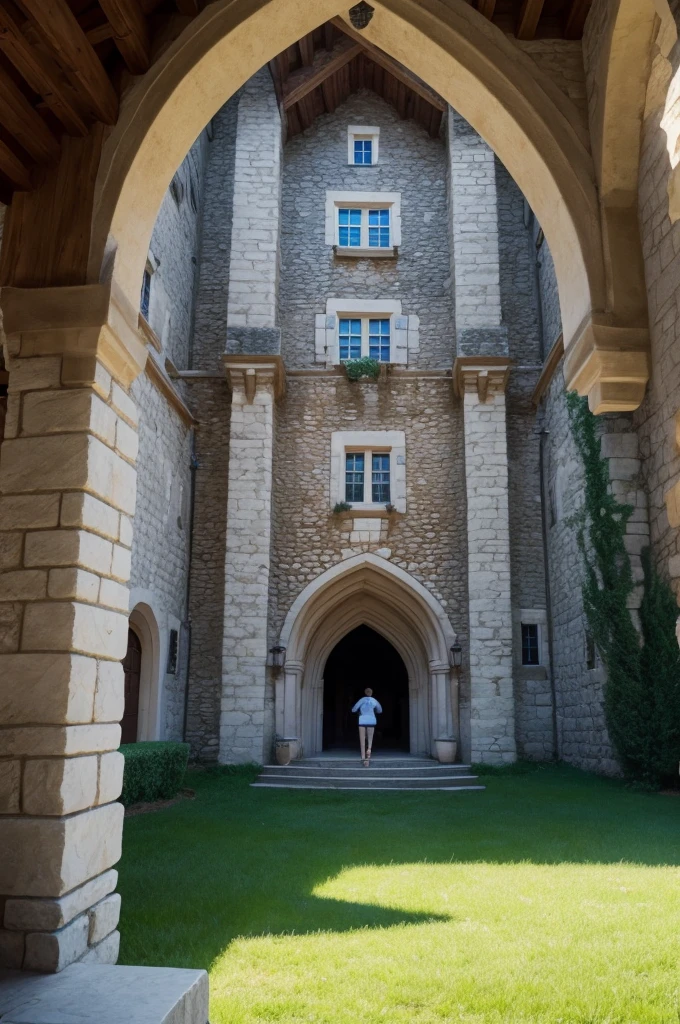 Photo of training camp in the castle 4k