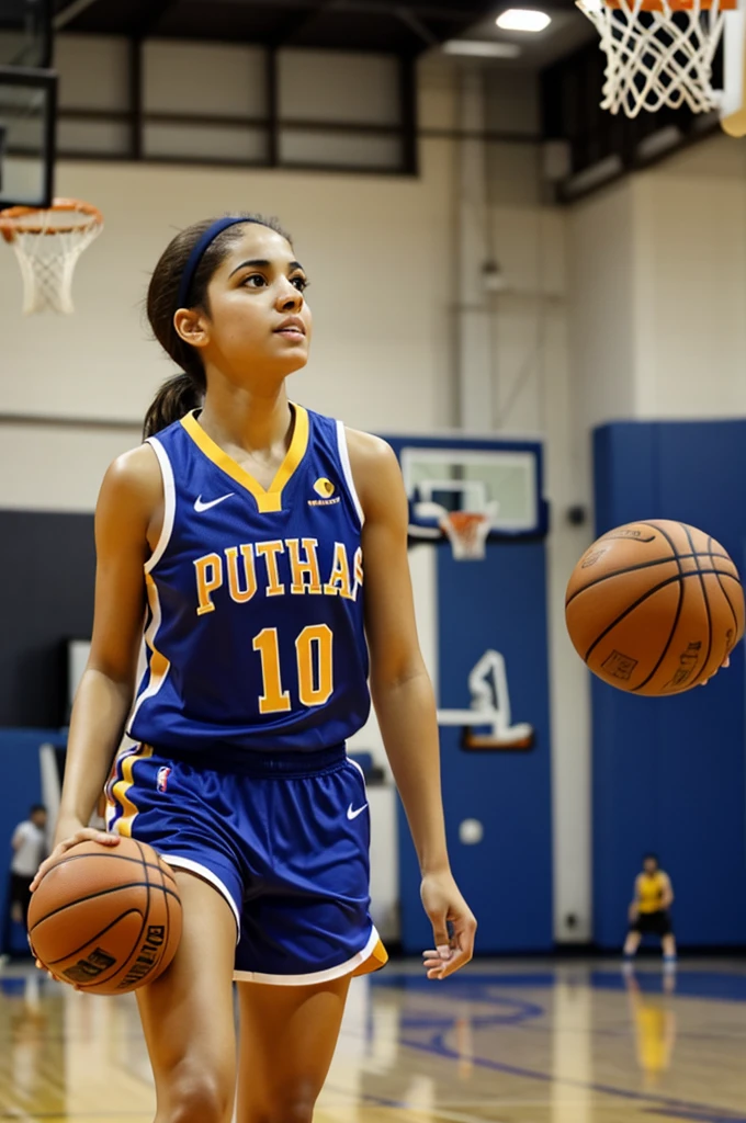 Paloma jugando Basketball