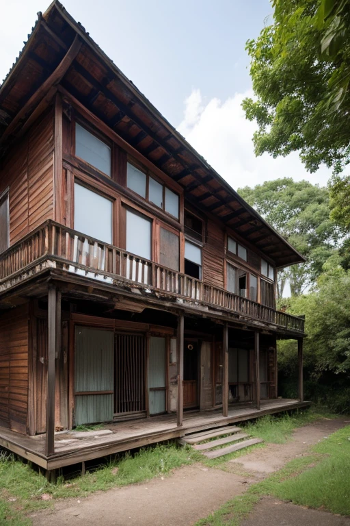 Abandoned house、exterior