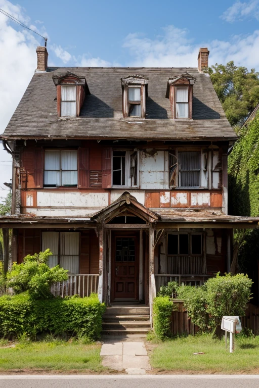 Abandoned house、exterior