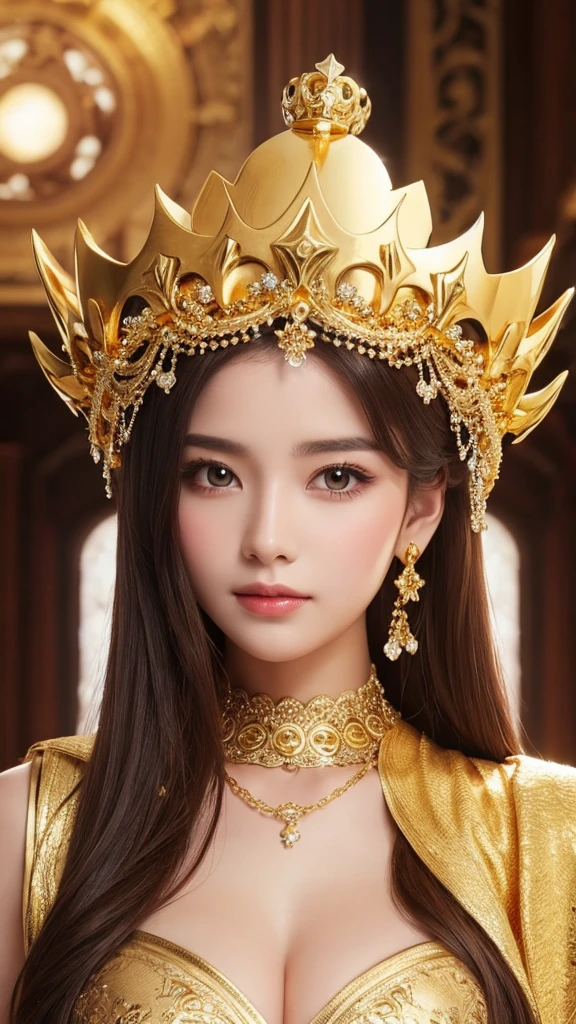 Goddess gold gorgeous crown