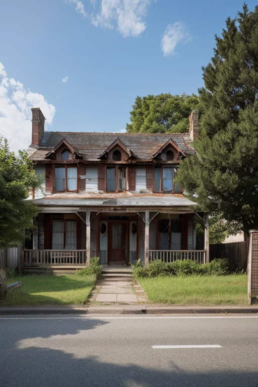Abandoned house、exterior