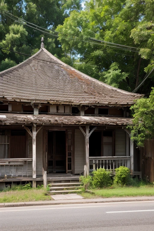 Abandoned house、exterior