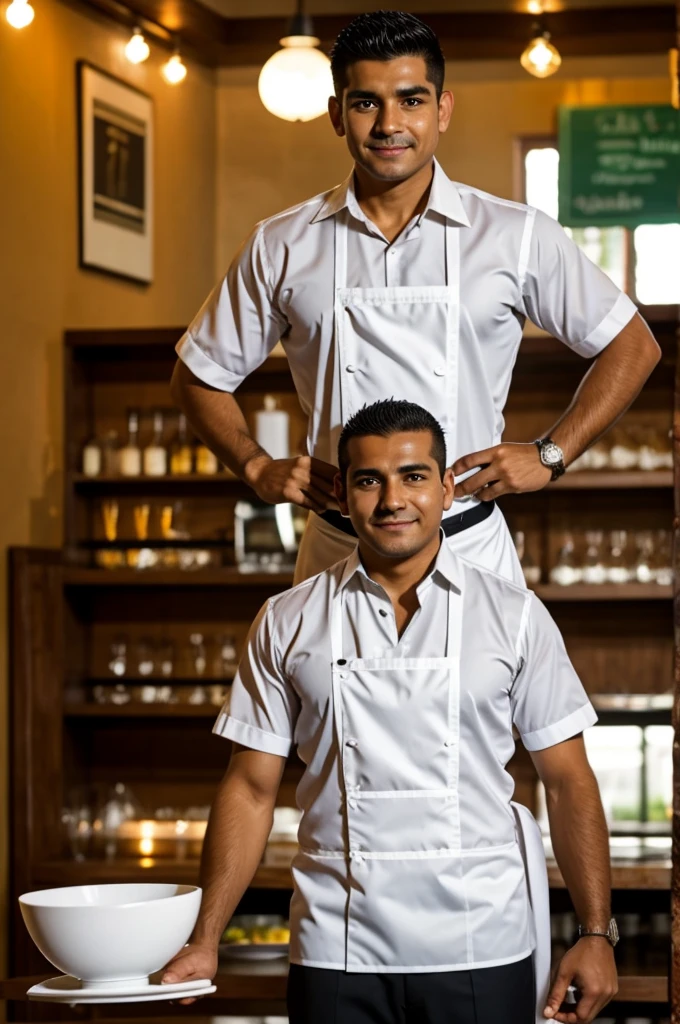 Mexican waiters a lot of work