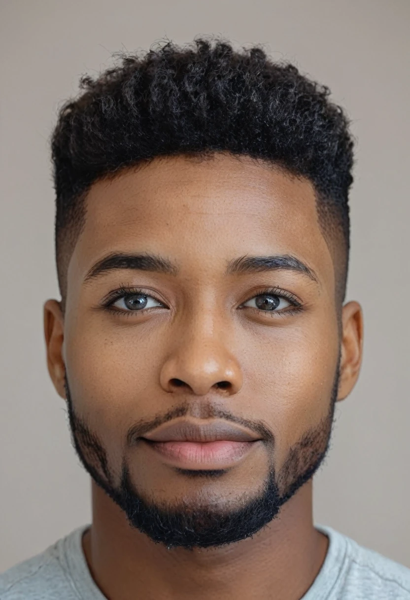 Handsome black male 25 yrs, lower fade hair cut