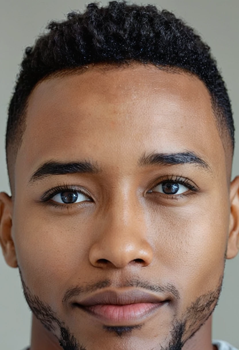 Handsome black male 25 yrs, lower fade hair cut